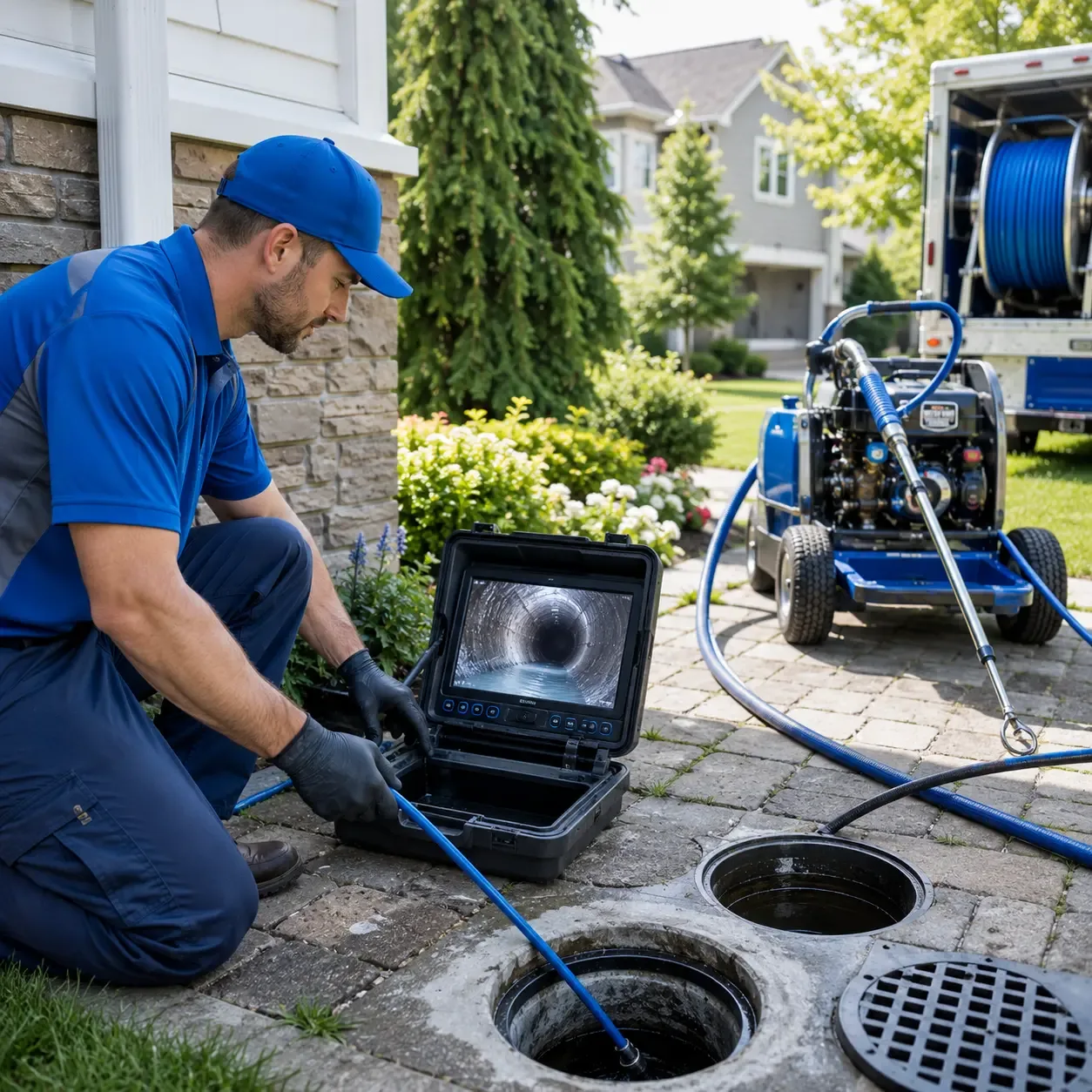 Outdoor drain cleaning professionals serving Hendersonville, NC